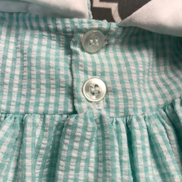 Vintage Gingham Sheep Embroidered Easter Dress - Picture 7 of 9